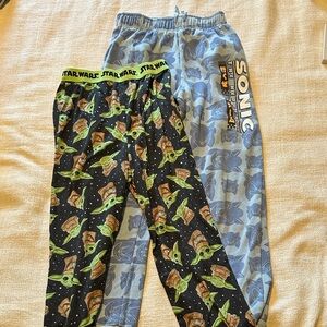Star Wars and Sonic Pajama Pants Set